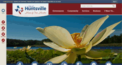 Desktop Screenshot of huntsvilletx.gov